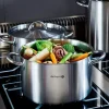 Cacerola alta con asas Prim´Appety 28 cm - Acero inoxidable - De Buyer
