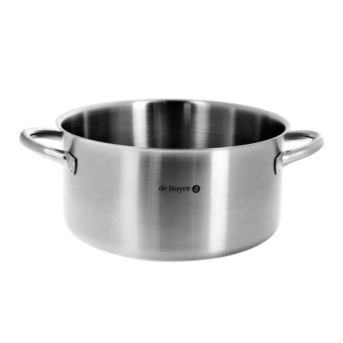 Cacerola baja con asas Prim´Appety 24 cm - Acero inoxidable - De Buyer