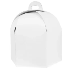 Caja hexagonal con asa para tartas con altura especial 35 x 35 cm