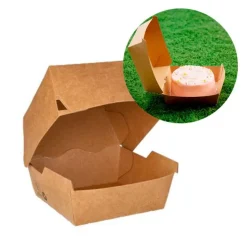 Caja kraft para mini tarta 11 x 7 cm - Bento cake