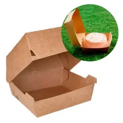 Caja kraft para mini tarta 15 x 8,5 cm - Bento cake