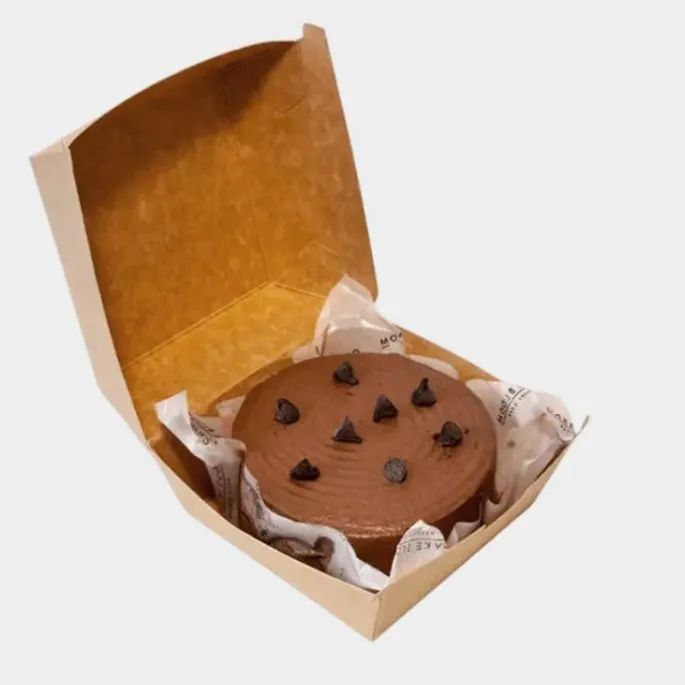 Caja kraft para mini tarta 15 x 8,5 cm - Bento cake