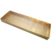 Caja para 27 bombones dorada con tapa y alveolos 36,5 cm