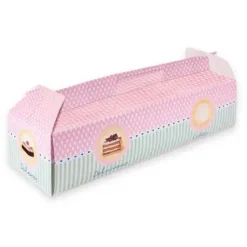 Caja para brazo de gitano o tronco de Navidad 45 cm