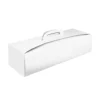 Caja para brazo de gitano y tronco de Navidad blanca 35,5 x 13 x 10 cm - Pastkolor