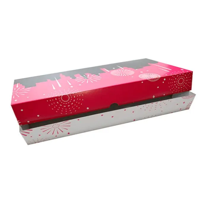 Caja para coca de San Juan fuegos artificiales 40 x 31 x 6 cm