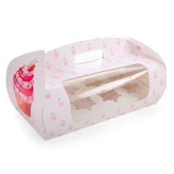 Caja para 8 cupcakes con ventana Helsinky 33 x 17 x 12 cm - Pastkolor