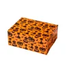 Caja para dulces o galletas naranja Halloween 18 x 13,5 x 7,5 cm - Decora
