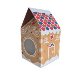 Caja para golosinas y caramelos Casita de jengibre Navidad