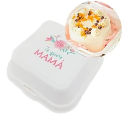 Caja para mini tarta Día de la Madre 10 x 8 cm - Bento cake