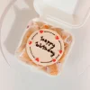 Caja para mini tarta Happy Birthday 10 x 8 cm - Bento cake