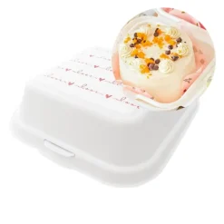 Caja para mini tarta love 10 x 8 cm - Bento cake