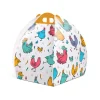 Caja para monas de Pascua gallos 25 x 35 cm