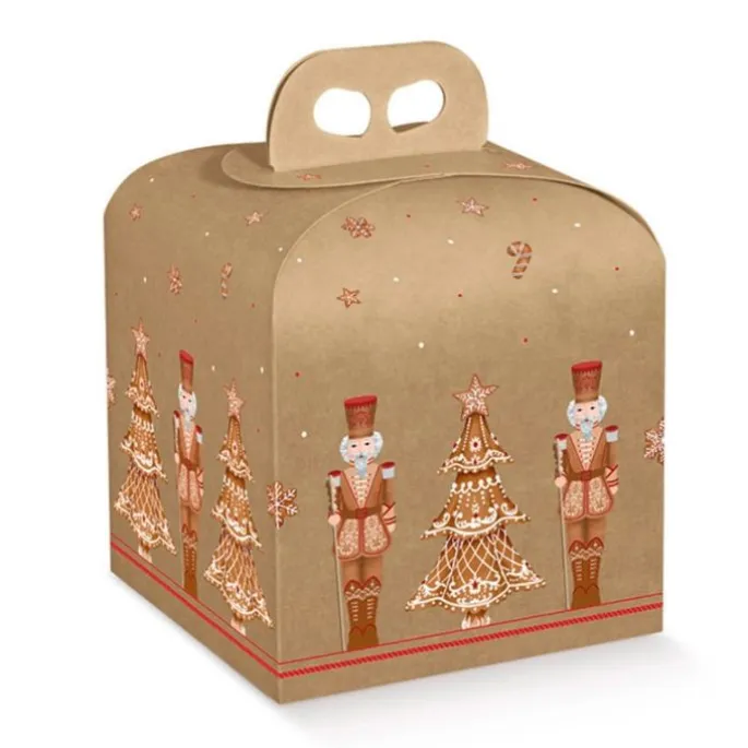 Caja para panettone Gingerbread 19,5 cm