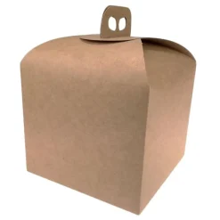 Caja para panettone kraft Avana 20 cm