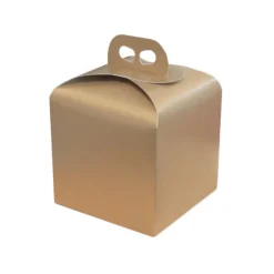 Caja para panettone oro 16 cm