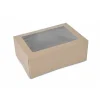 Caja para pasteles kraft con ventana ECO-LINE 23 cm - House of Marie
