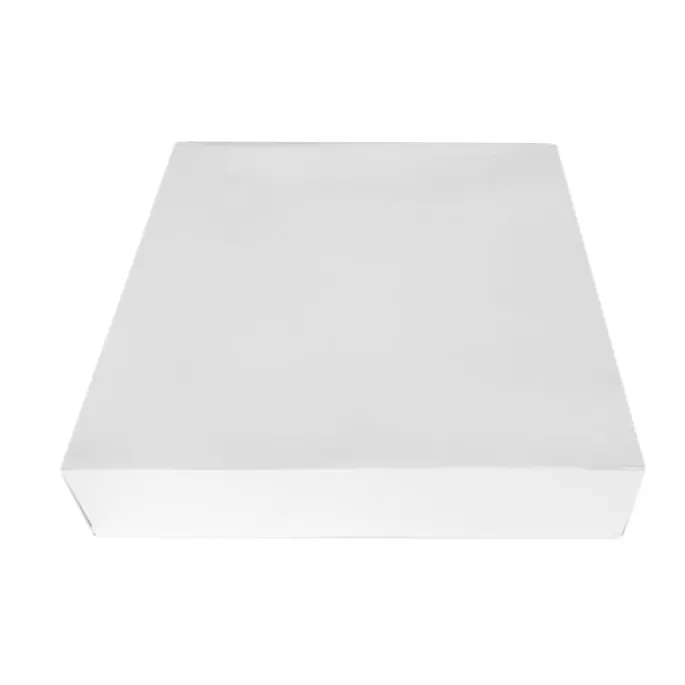 Caja para roscón de Reyes blanca 32 cm