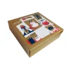 Caja para roscón de Reyes con frontal abatible 25 x 25 x 10 cm