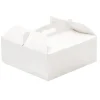 Caja para tarta blanca con asa 36 x 36 x 12 cm - Decora
