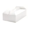 Caja para tarta blanca con asa 31 x 16 x 12 cm - Decora