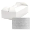 Caja para tarta blanca con asa y cake drum 31 x 16 x 12 cm - Decora