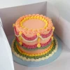 Caja para tarta blanca con tapa 35,5 x 30,4 x 15 cm - Simply Making