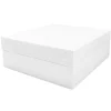Caja para tarta blanca con tapa 60 x 50 x 15 cm - Funcakes
