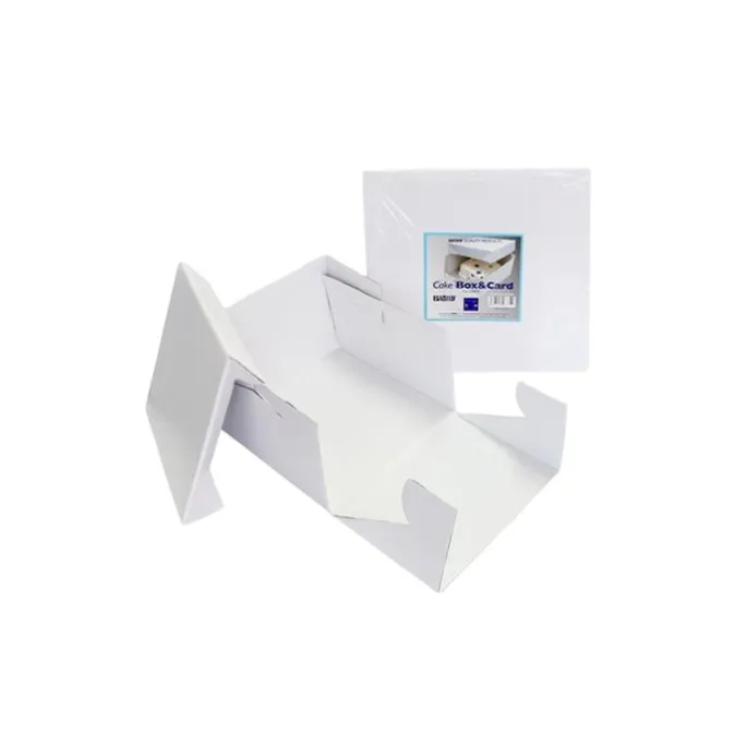 Caja para tarta blanca con tapa 18 x 18 x 15 cm - PME