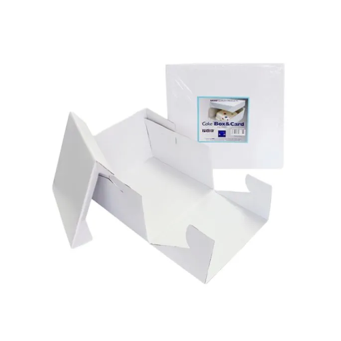 Caja para tarta blanca con tapa 23 x 23 x 15 cm - PME