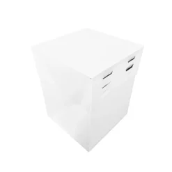 Caja para tarta con 4 alturas ajustables 20 x 20 cm
