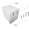 Caja para tarta con 4 alturas ajustables 30 x 25 cm - Pastkolor