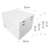 Caja para tarta con 4 alturas ajustables 35,5 x 30 cm - Pastkolor