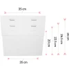 Caja para tarta con 4 alturas ajustables 35 x 35 cm