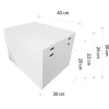 Caja para tarta con 4 alturas ajustables 40 x 30 cm - Pastkolor
