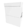 Caja para tarta con elevador blanca 25,5 x 25,5 cm