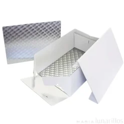 Caja para tarta con tapa y bandeja 38,1 x 27,8 x 15 cm - PME
