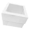 Caja para tarta con ventana 4 alturas ajustables 30,5 x 30,5 cm