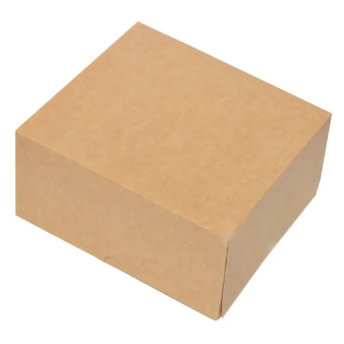 Caja para tarta kraft cuadrada 32 x 32 x 10 cm