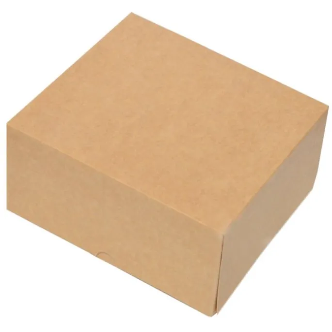 Caja para tarta kraft cuadrada 35 x 35 x 10 cm