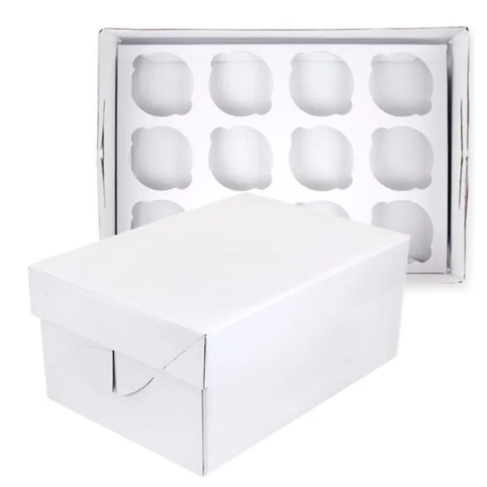 Caja rectangular alta 12 cupcakes 32,5 x 22,5 x 14 cm - PME