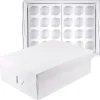 Caja rectangular alta 24 cupcakes 44 x 32 x 14 cm - PME