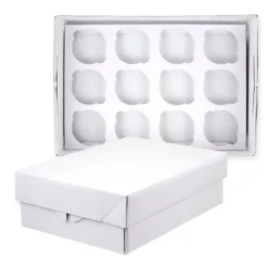 Caja rectangular baja 12 cupcakes 32,5 x 22,5 x 9 cm - PME