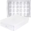 Caja rectangular baja 24 cupcakes 44 x 32 x 9 cm - PME