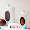 Cajas con ventana y asa para huevos de Pascua 25 x 15 x 15 cm (2) - Decora