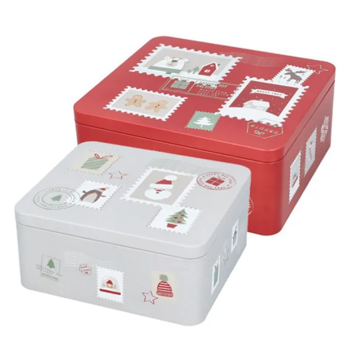 Cajas de lata Dear Santa Navidad (2) - Birkmann