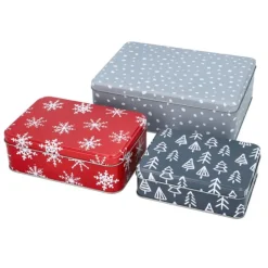 Cajas de lata invierno Navidad (3) - Birkmann