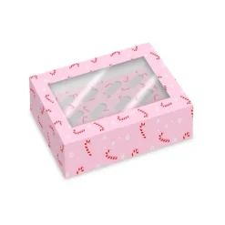 Cajas para 6 cupcakes con ventana caramelos Navidad 23 x 17 x 10 cm (2)