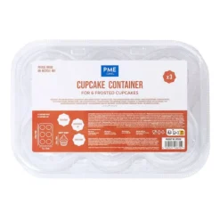 Cajas para 6 cupcakes 25 x 17 x 9 (3) cm- PME