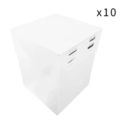Cajas para tarta con 4 alturas ajustables 35 x 35 cm (10)